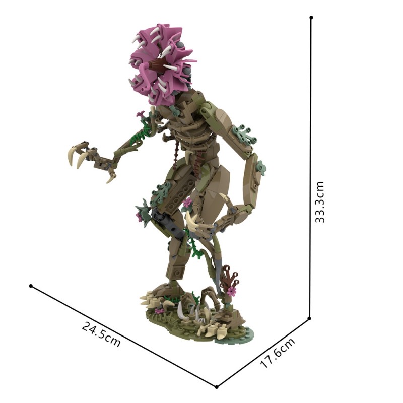 GOBRICKS MOC A1657 Stranger Things Demogorgon - YWOBB