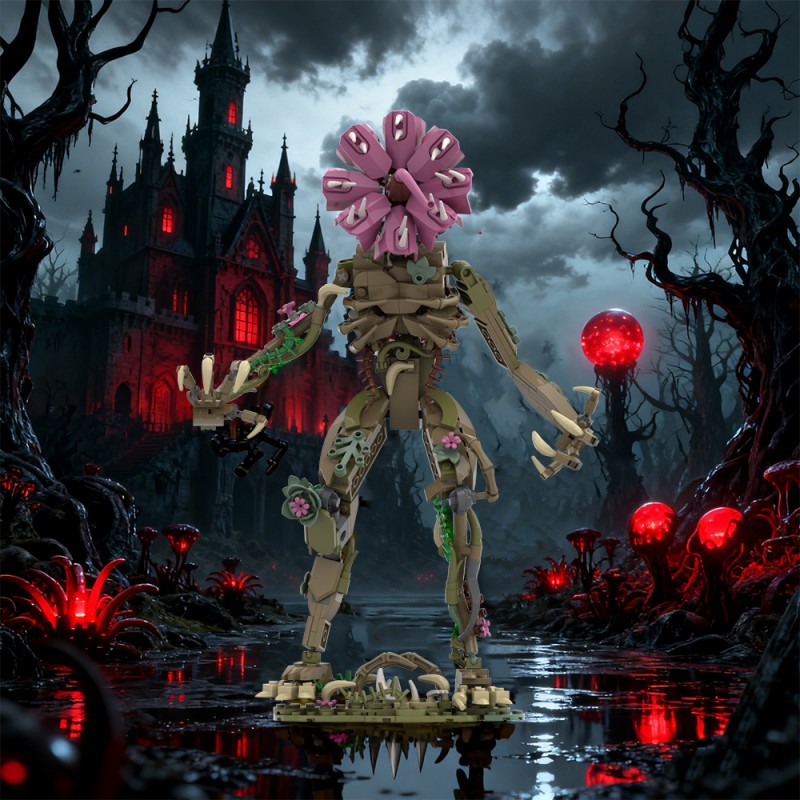 GOBRICKS MOC A1657 Stranger Things Demogorgon - YWOBB