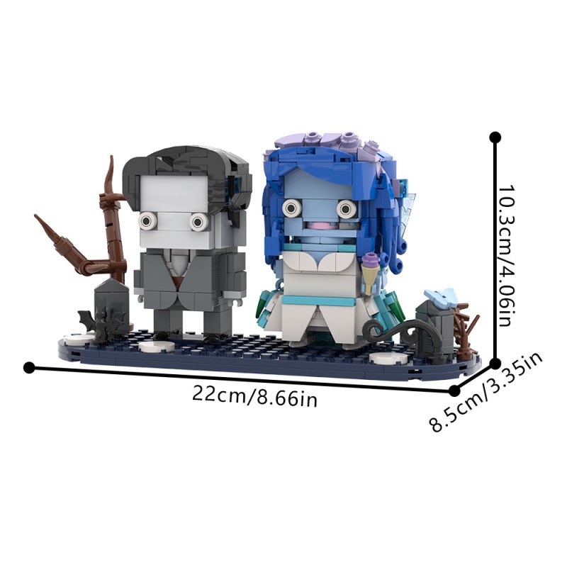 GOBRICKS MOC S0081 Tim Burton's Corpse Bride - YWOBB