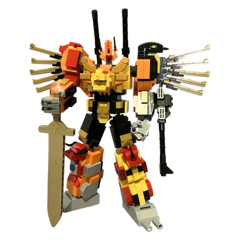 GOBRICKS MOC 235457 TF-013 Transformers Predaking - YWOBB