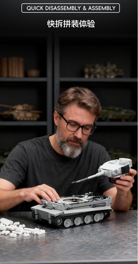 TK2 8001 PANZER VI TIGER S04 Tank - YWOBB