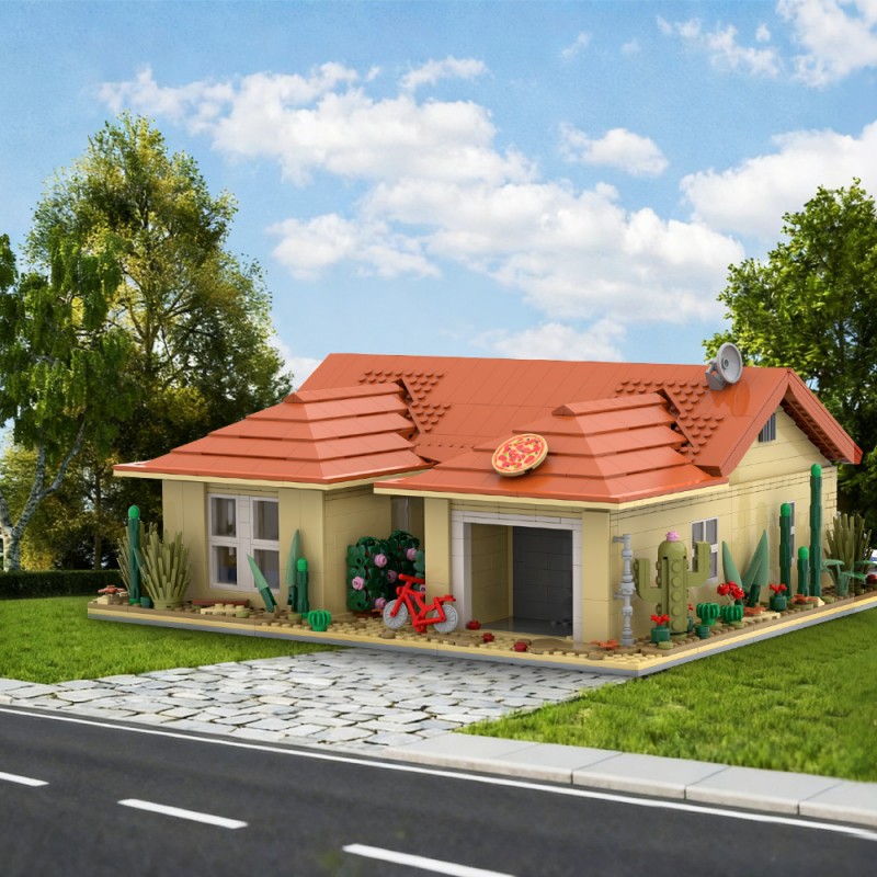 GOBRICKS MOC S0051 Breaking Bad Walter White house - YWOBB