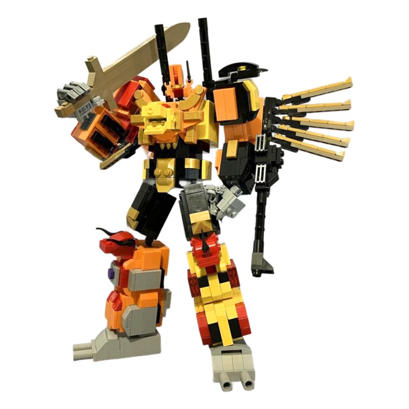 GOBRICKS MOC 235457 TF-013 Transformers Predaking - YWOBB