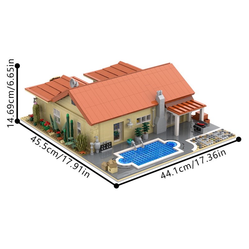 GOBRICKS MOC S0051 Breaking Bad Walter White house - YWOBB