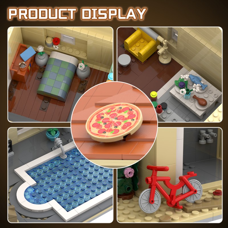 GOBRICKS MOC S0051 Breaking Bad Walter White house - YWOBB