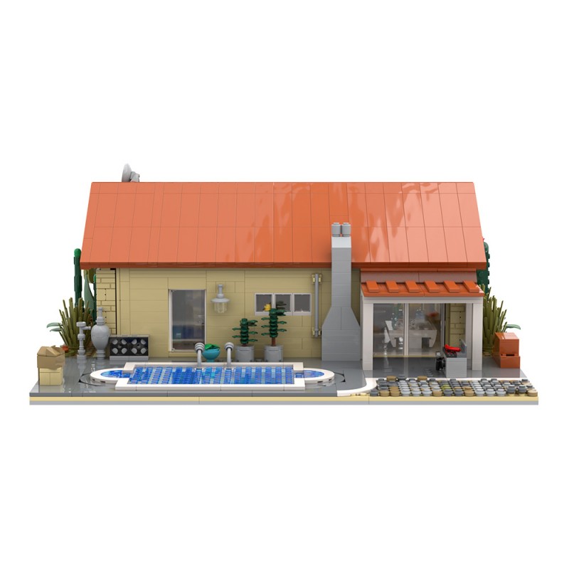 GOBRICKS MOC S0051 Breaking Bad Walter White house - YWOBB