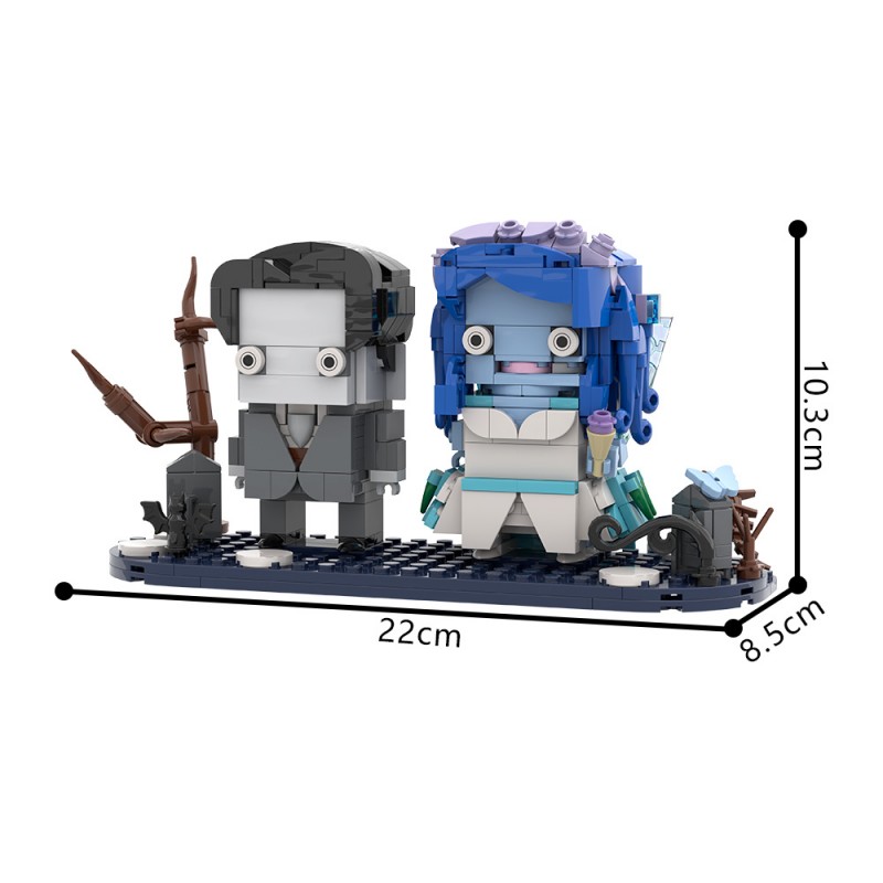 GOBRICKS MOC S0081 Tim Burton's Corpse Bride - YWOBB