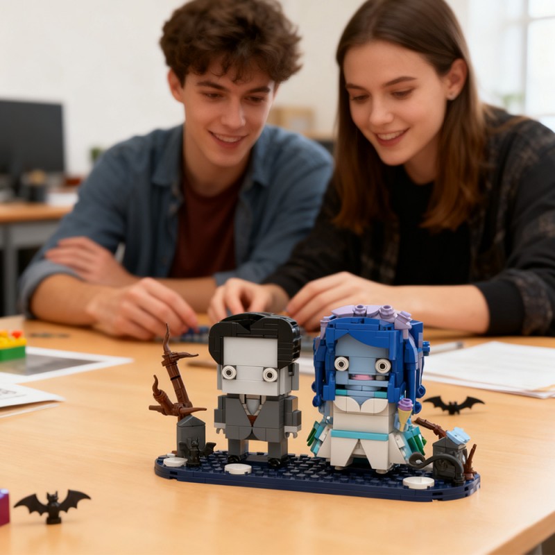 GOBRICKS MOC S0081 Tim Burton's Corpse Bride - YWOBB