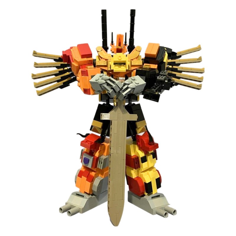 GOBRICKS MOC 235457 TF-013 Transformers Predaking - YWOBB