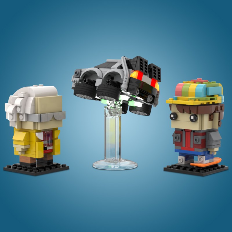 GOBRICKS MOC 171869 Back to the future - Part II bundle - YWOBB