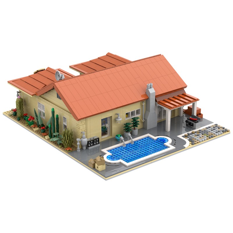 GOBRICKS MOC S0051 Breaking Bad Walter White house - YWOBB