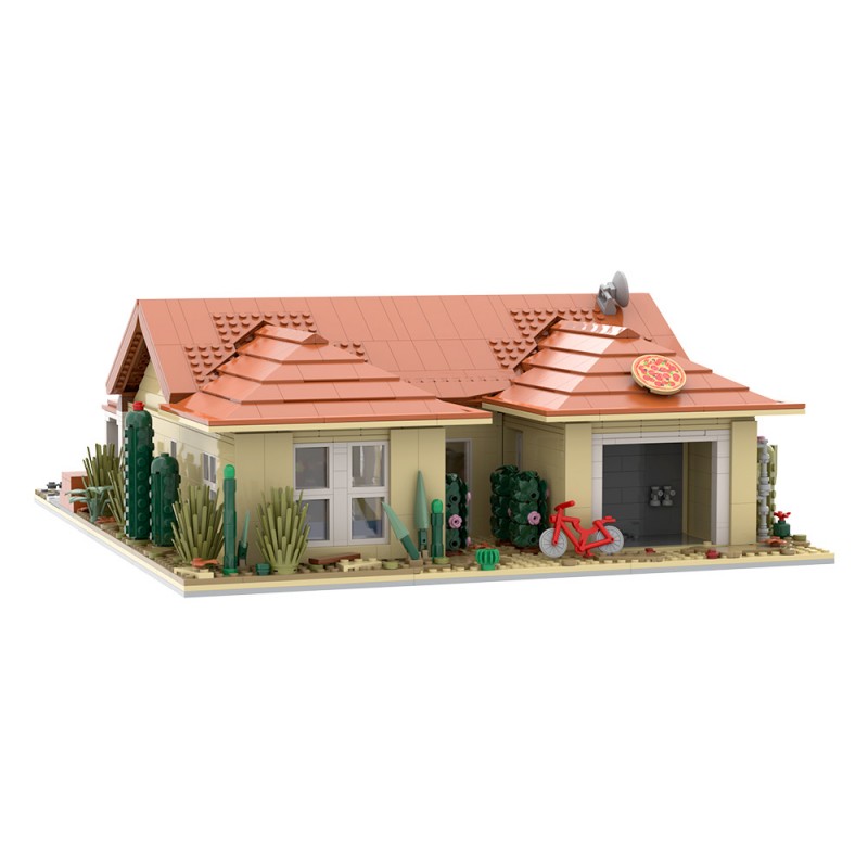 GOBRICKS MOC S0051 Breaking Bad Walter White house - YWOBB
