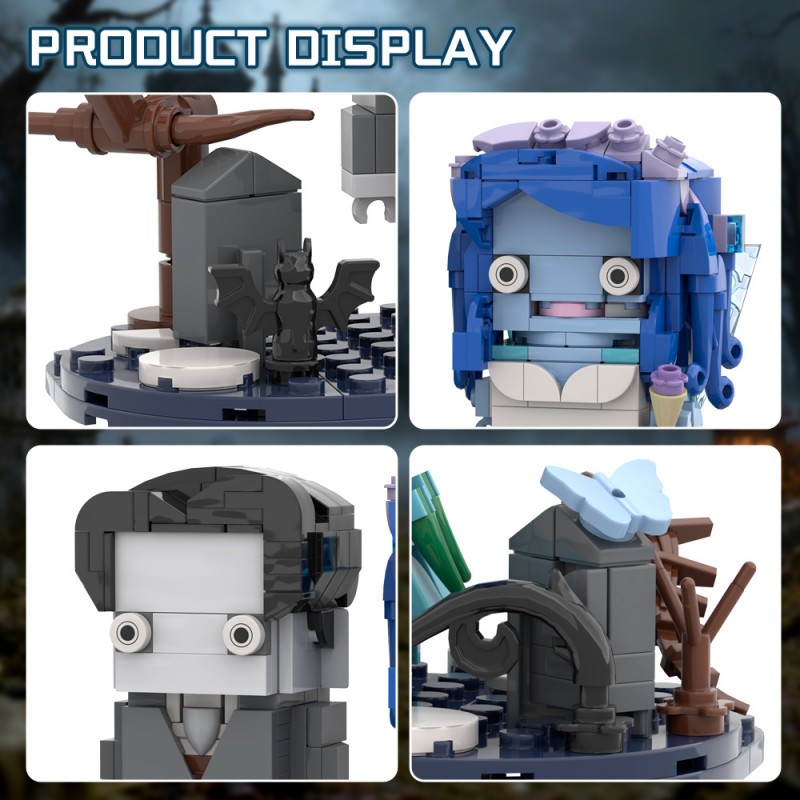 GOBRICKS MOC S0081 Tim Burton's Corpse Bride - YWOBB