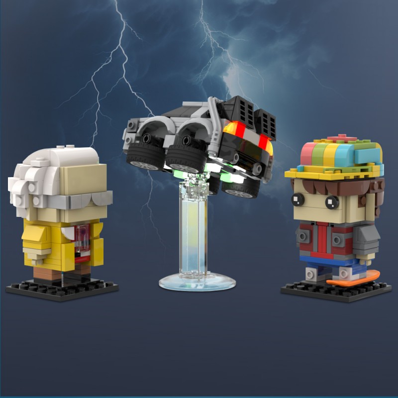 GOBRICKS MOC 171869 Back to the future - Part II bundle - YWOBB