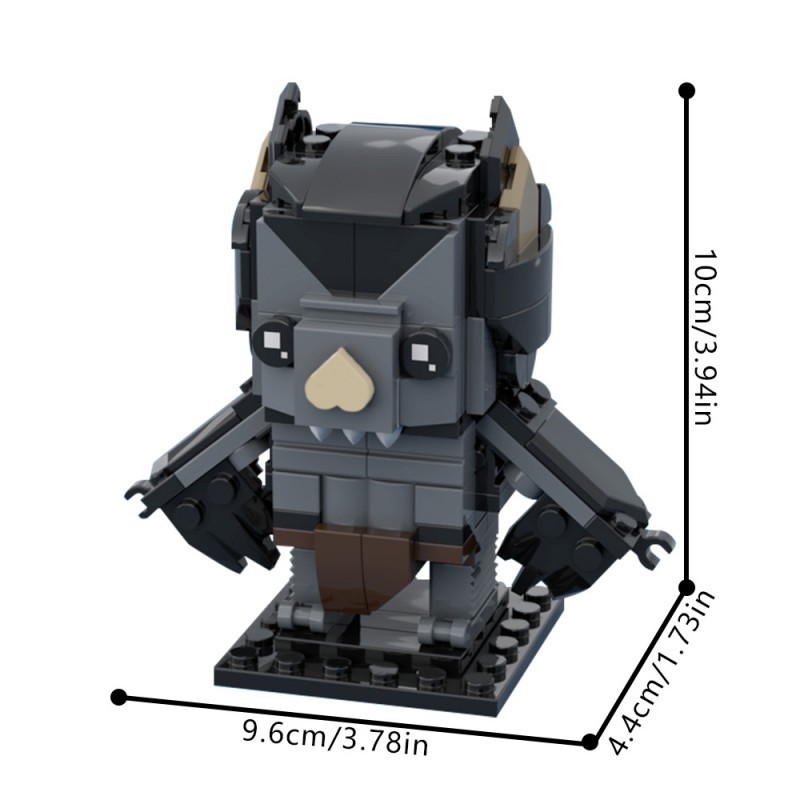 GOBRICKS MOC 233921 Vampire Bat Brickheadz - YWOBB