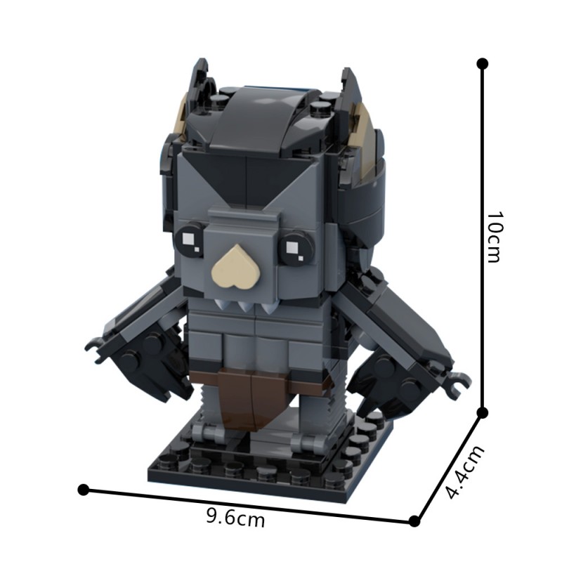 GOBRICKS MOC 233921 Vampire Bat Brickheadz - YWOBB