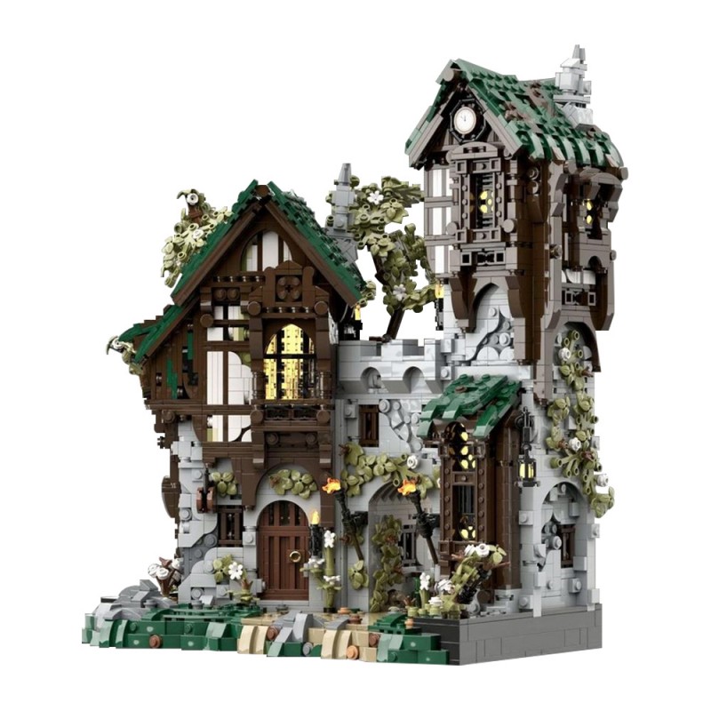 GOBRICKS MOC 211440 Gate Keepers - Medieval Fantasy Display Series - YWOBB