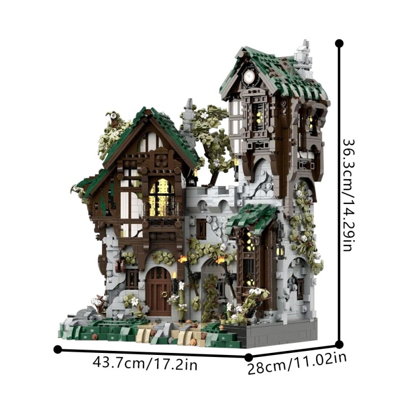 GOBRICKS MOC 211440 Gate Keepers - Medieval Fantasy Display Series - YWOBB