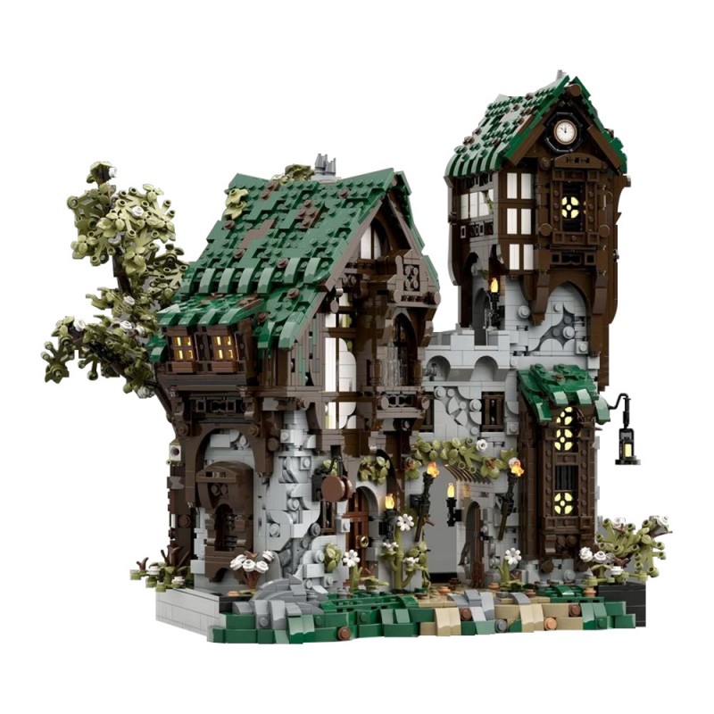 GOBRICKS MOC 211440 Gate Keepers - Medieval Fantasy Display Series - YWOBB