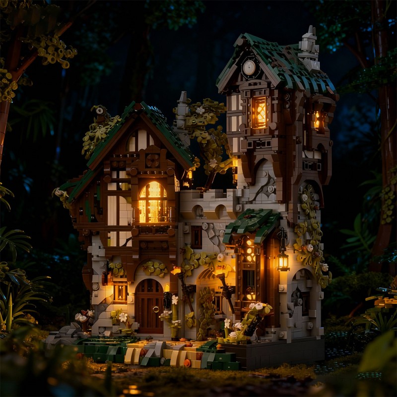 GOBRICKS MOC 211440 Gate Keepers - Medieval Fantasy Display Series - YWOBB