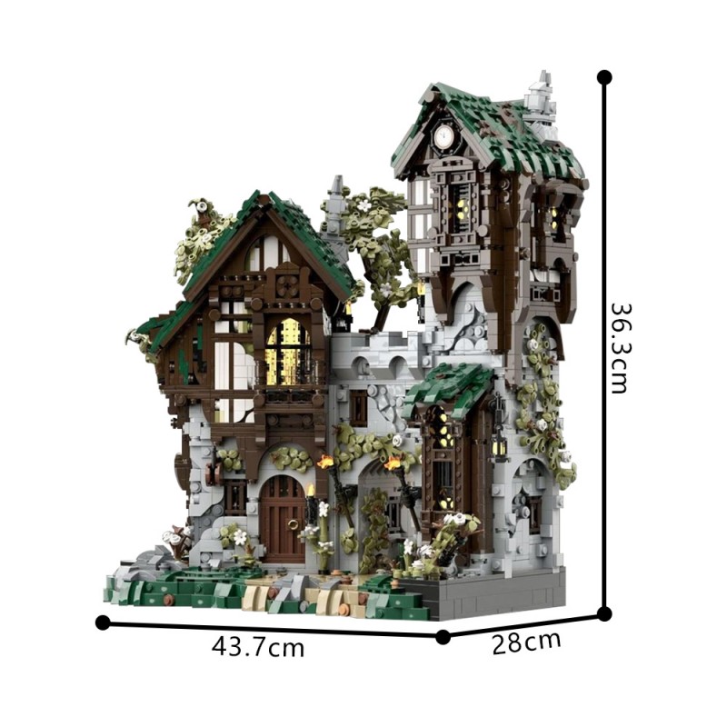 GOBRICKS MOC 211440 Gate Keepers - Medieval Fantasy Display Series - YWOBB