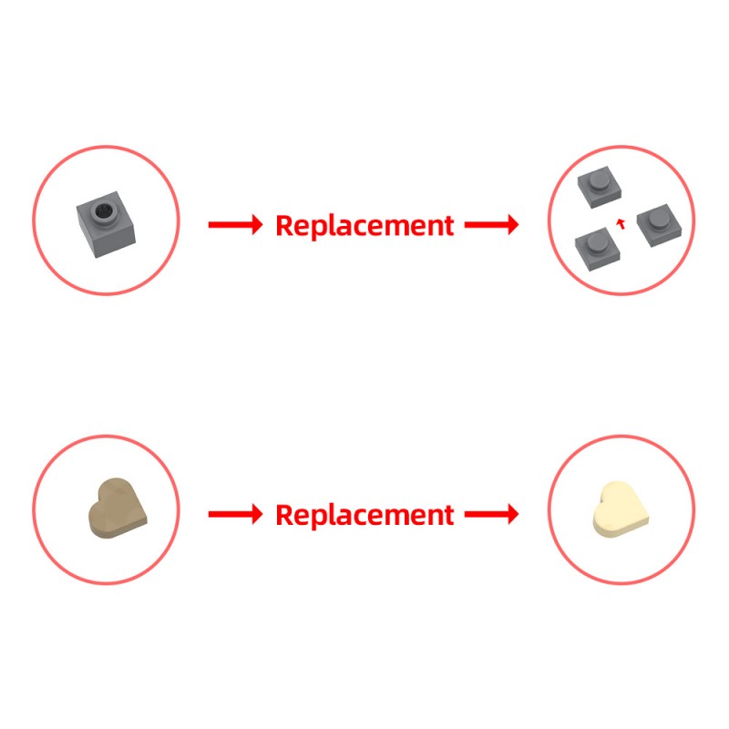 GOBRICKS MOC 233921 Vampire Bat Brickheadz - YWOBB