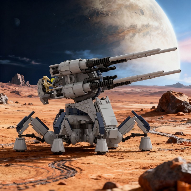 GOBRICKS MOC 204431 CIS Anti-Aircraft Artillery - YWOBB