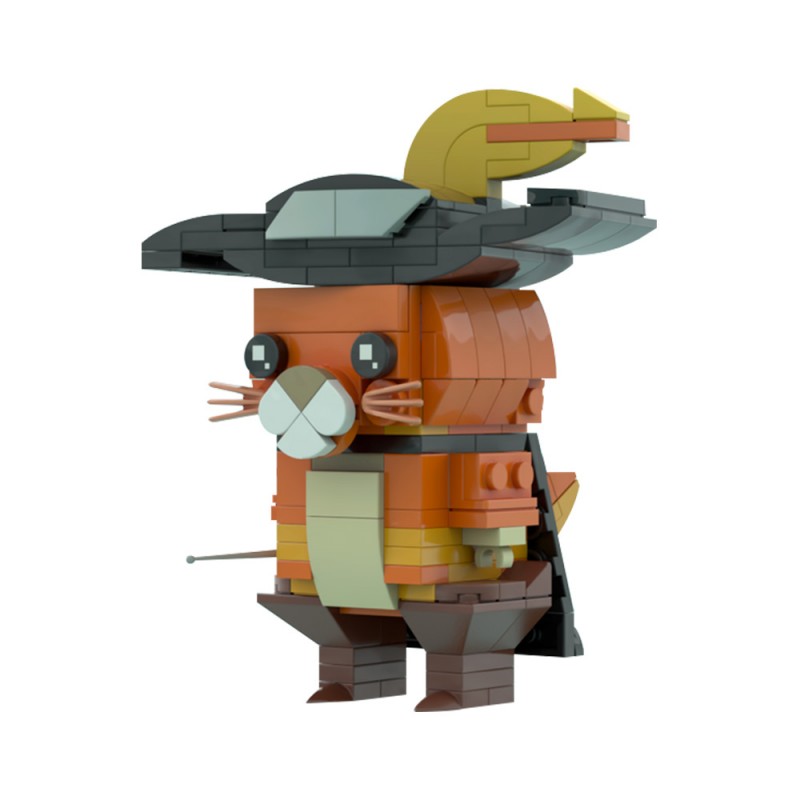 GOBRICKS MOC 87874 Puss in boots - from movie Shrek - YWOBB