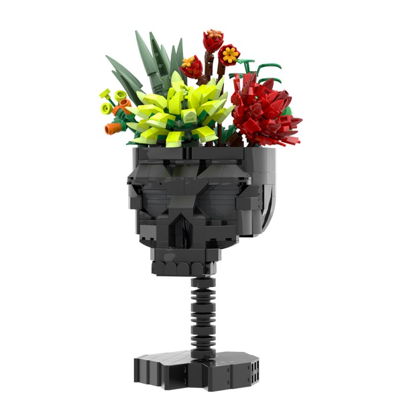 GOBRICKS MOC S0083 Skull - YWOBB