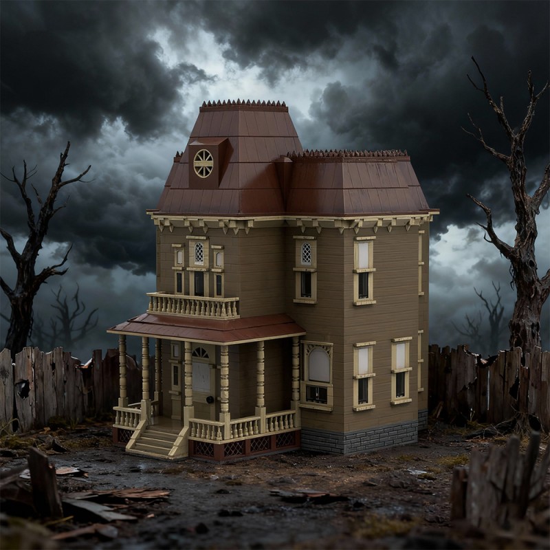 GOBRICKS MOC 27789 Psycho House - YWOBB