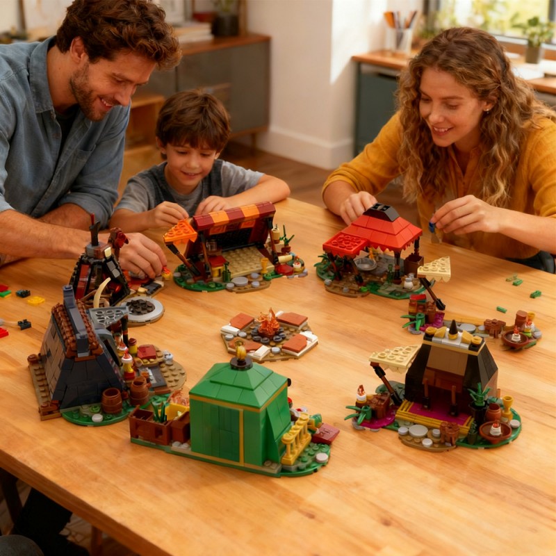 GOBRICKS MOC 190297 Baldur's Gate 3 Fire Camp Set - YWOBB