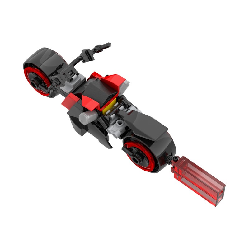 GOBRICKS MOC S0091 Tron Are Mini Lightcycle - YWOBB