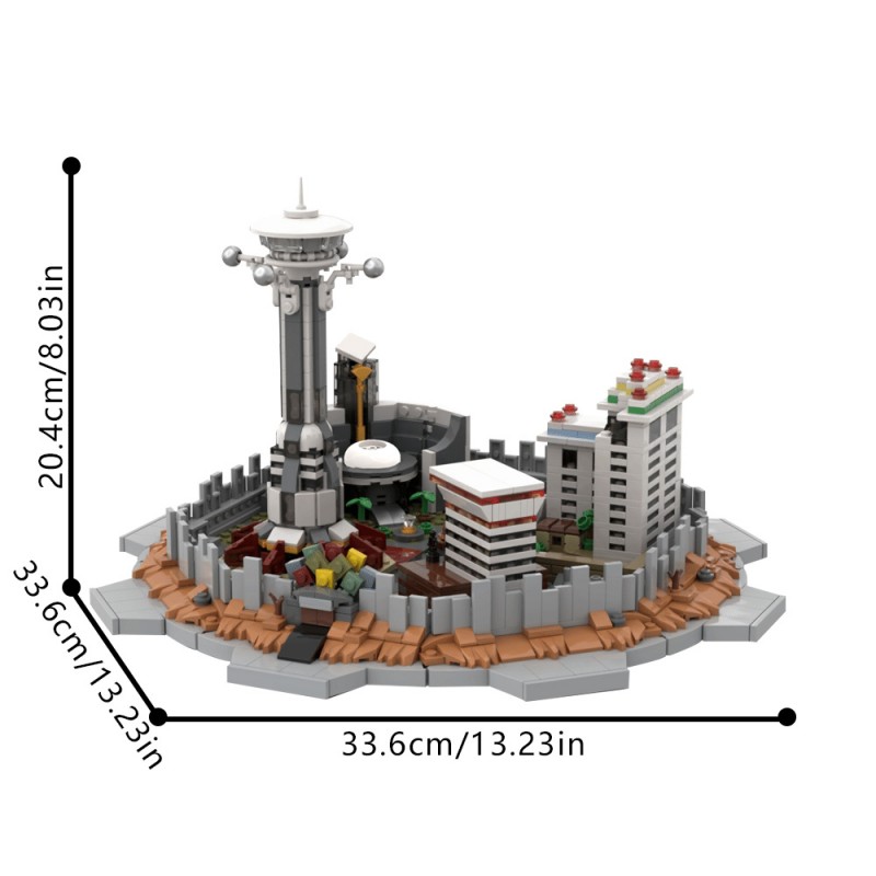 GOBRICKS MOC 232083 New Vegas: the Strip - YWOBB