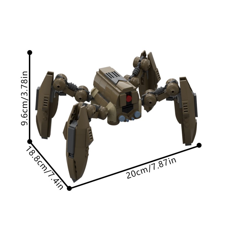 GOBRICKS MOC 230485 Bubble Crab Droid - YWOBB