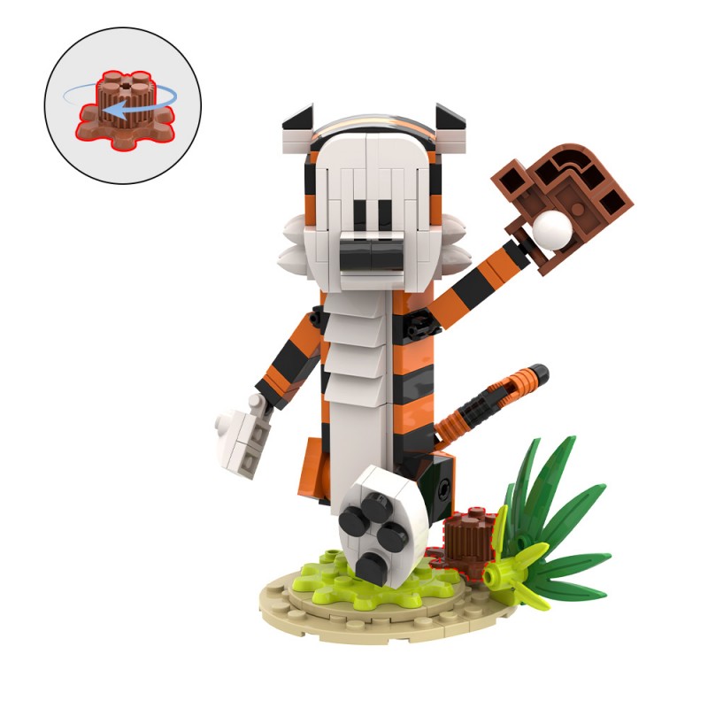 GOBRICKS MOC S0085 Calvin and Hobbes - YWOBB