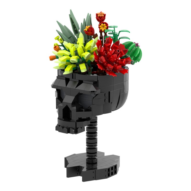 GOBRICKS MOC S0083 Skull - YWOBB