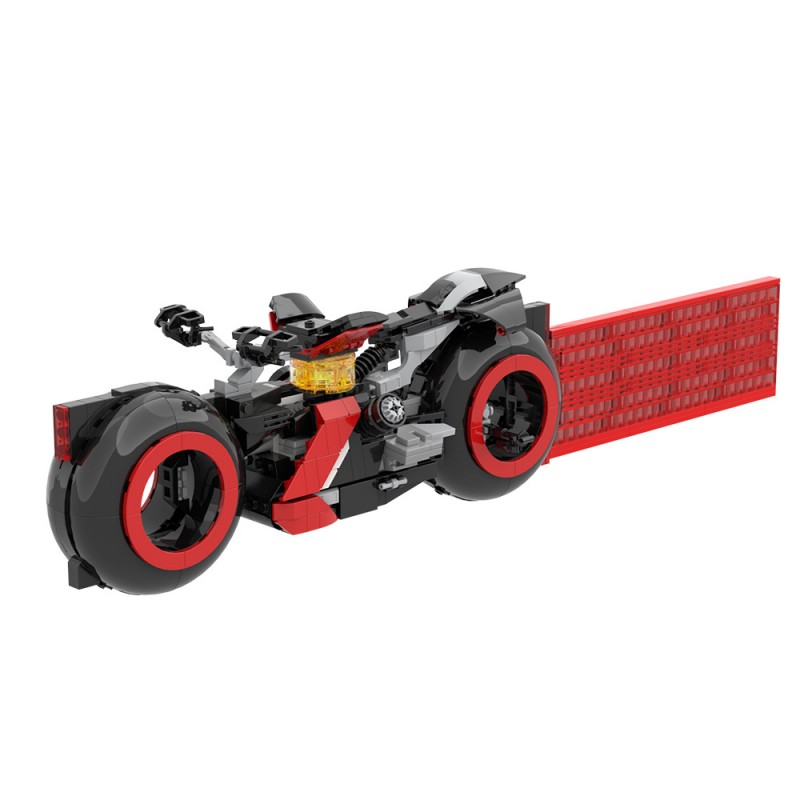 GOBRICKS MOC S0093 Tron Are Full-Size Lightcycle - YWOBB