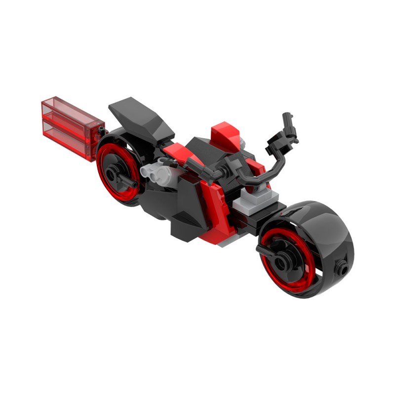 GOBRICKS MOC S0091 Tron Are Mini Lightcycle - YWOBB