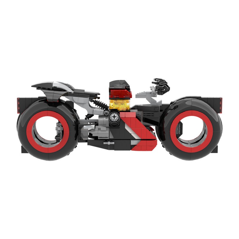 GOBRICKS MOC S0093 Tron Are Full-Size Lightcycle - YWOBB