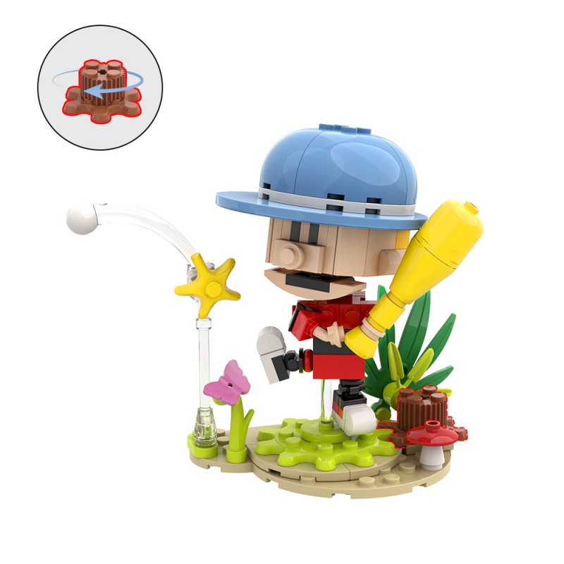 GOBRICKS MOC S0085 Calvin and Hobbes - YWOBB