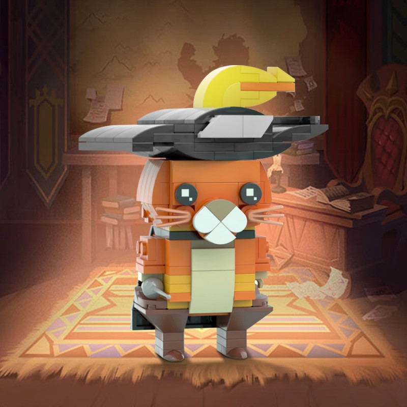 GOBRICKS MOC 87874 Puss in boots - from movie Shrek - YWOBB