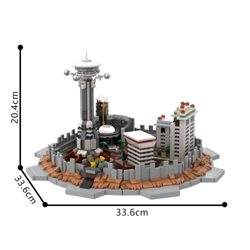 GOBRICKS MOC 232083 New Vegas: the Strip - YWOBB