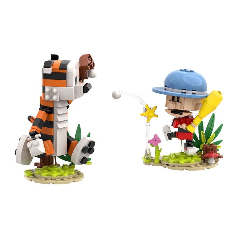 GOBRICKS MOC S0085 Calvin and Hobbes - YWOBB