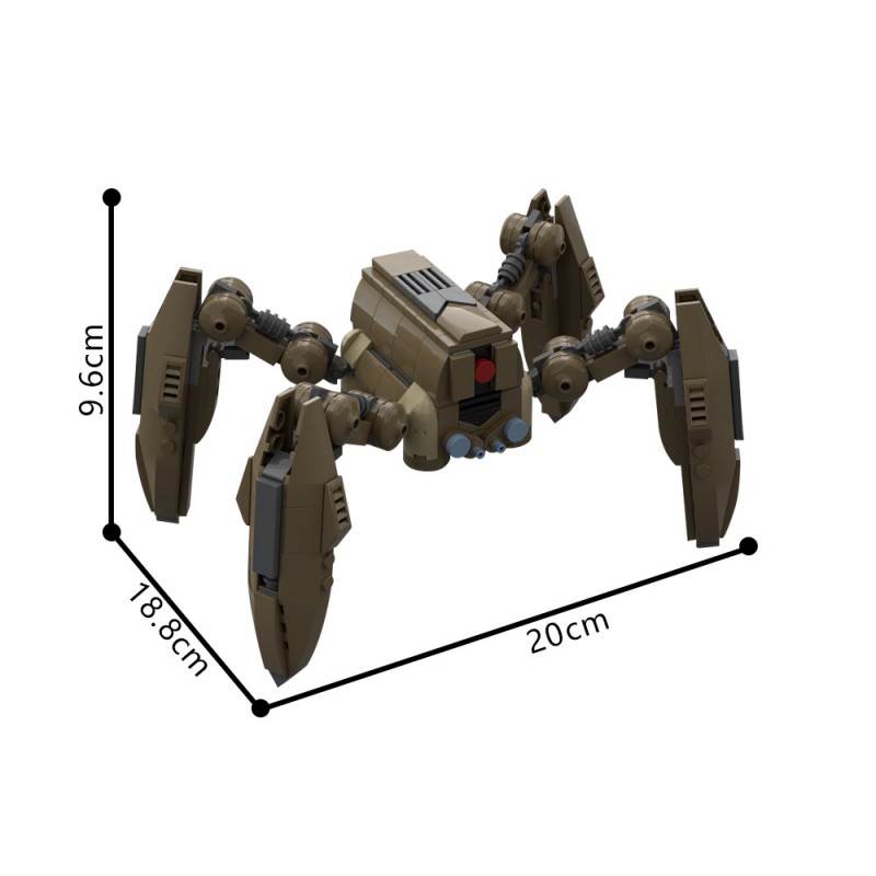 GOBRICKS MOC 230485 Bubble Crab Droid - YWOBB