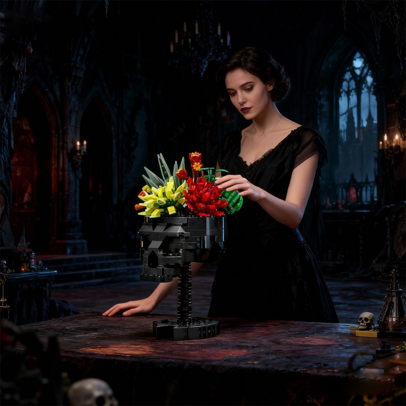 GOBRICKS MOC S0083 Skull - YWOBB