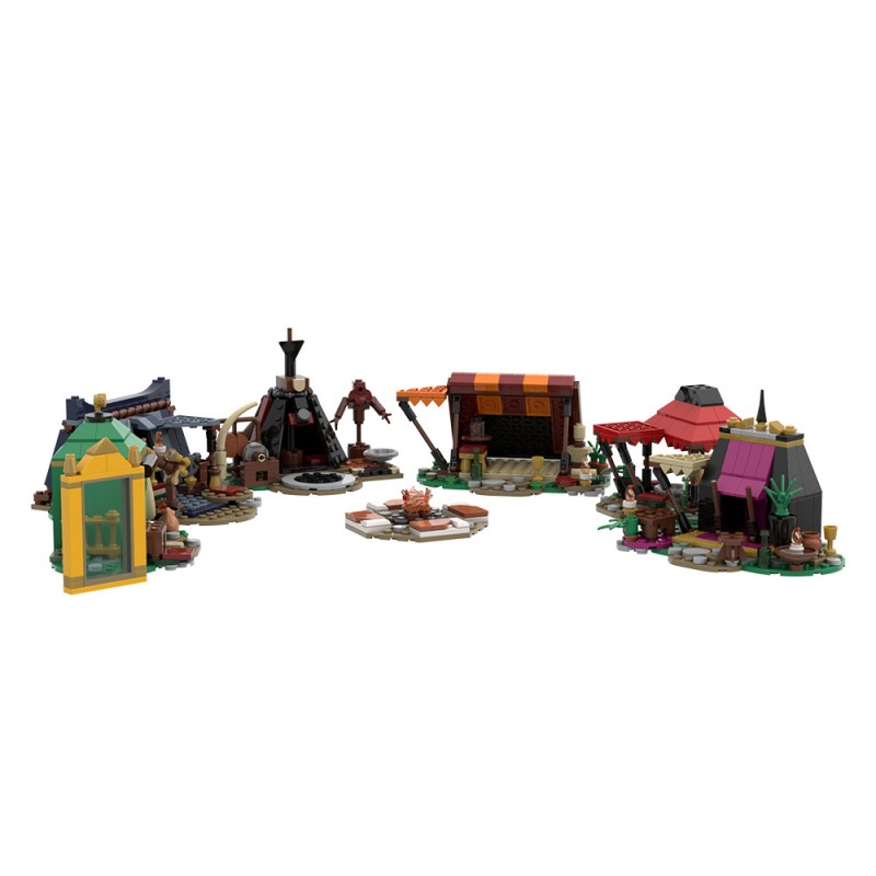GOBRICKS MOC 190297 Baldur's Gate 3 Fire Camp Set - YWOBB