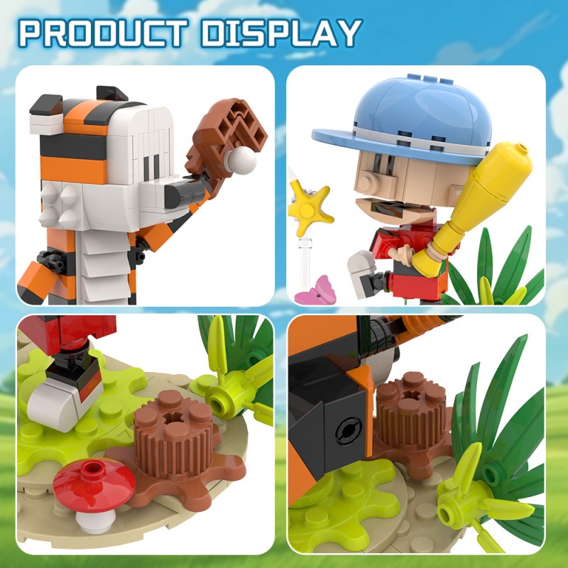 GOBRICKS MOC S0085 Calvin and Hobbes - YWOBB