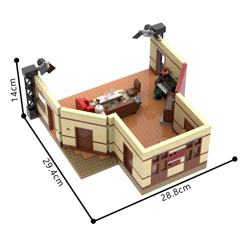 GOBRICKS MOC 230548 How I met your Mother - Teds Apartment - YWOBB