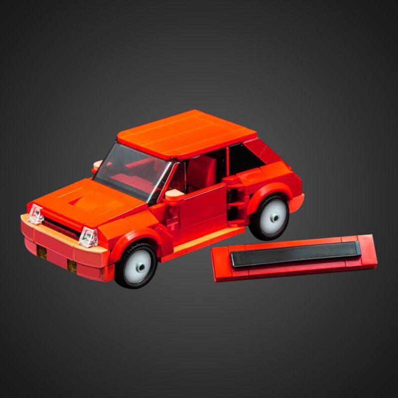 GOBRICKS MOC 232042 Renault 5 Turbo - YWOBB