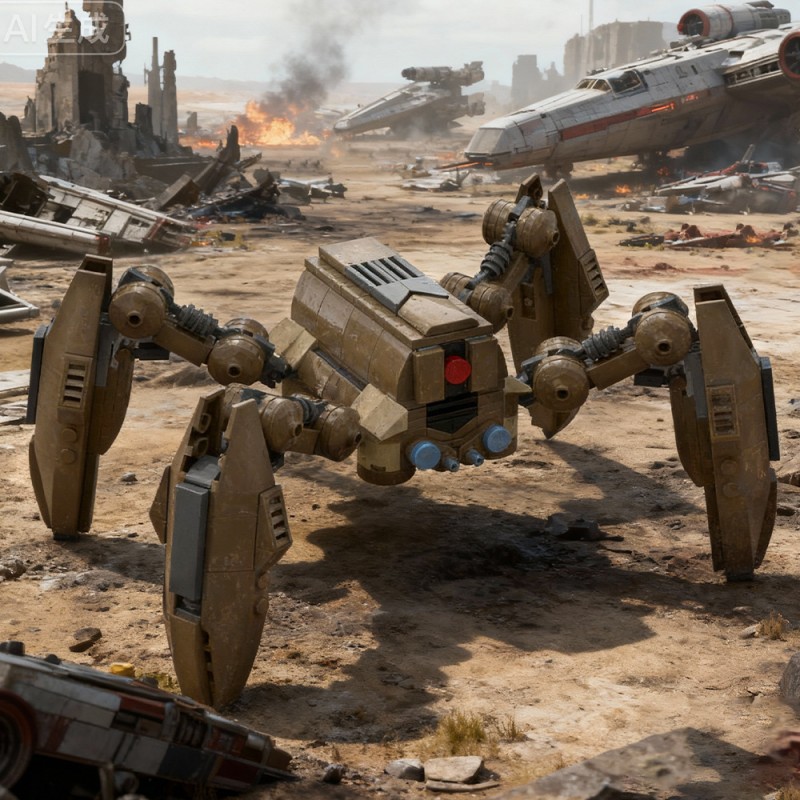 GOBRICKS MOC 230485 Bubble Crab Droid - YWOBB